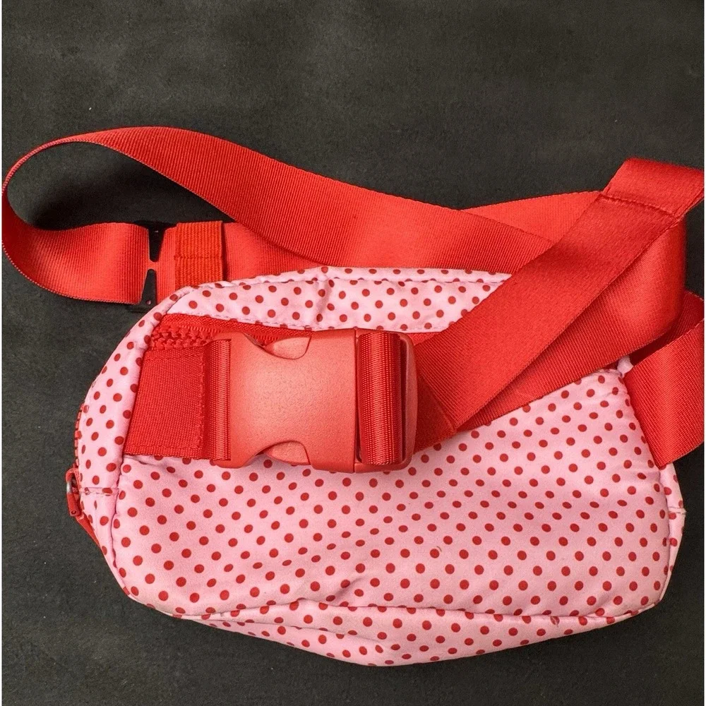 Sanrio Hello Kitty Fanny Pack‎ Belt bag pink with red polka dots